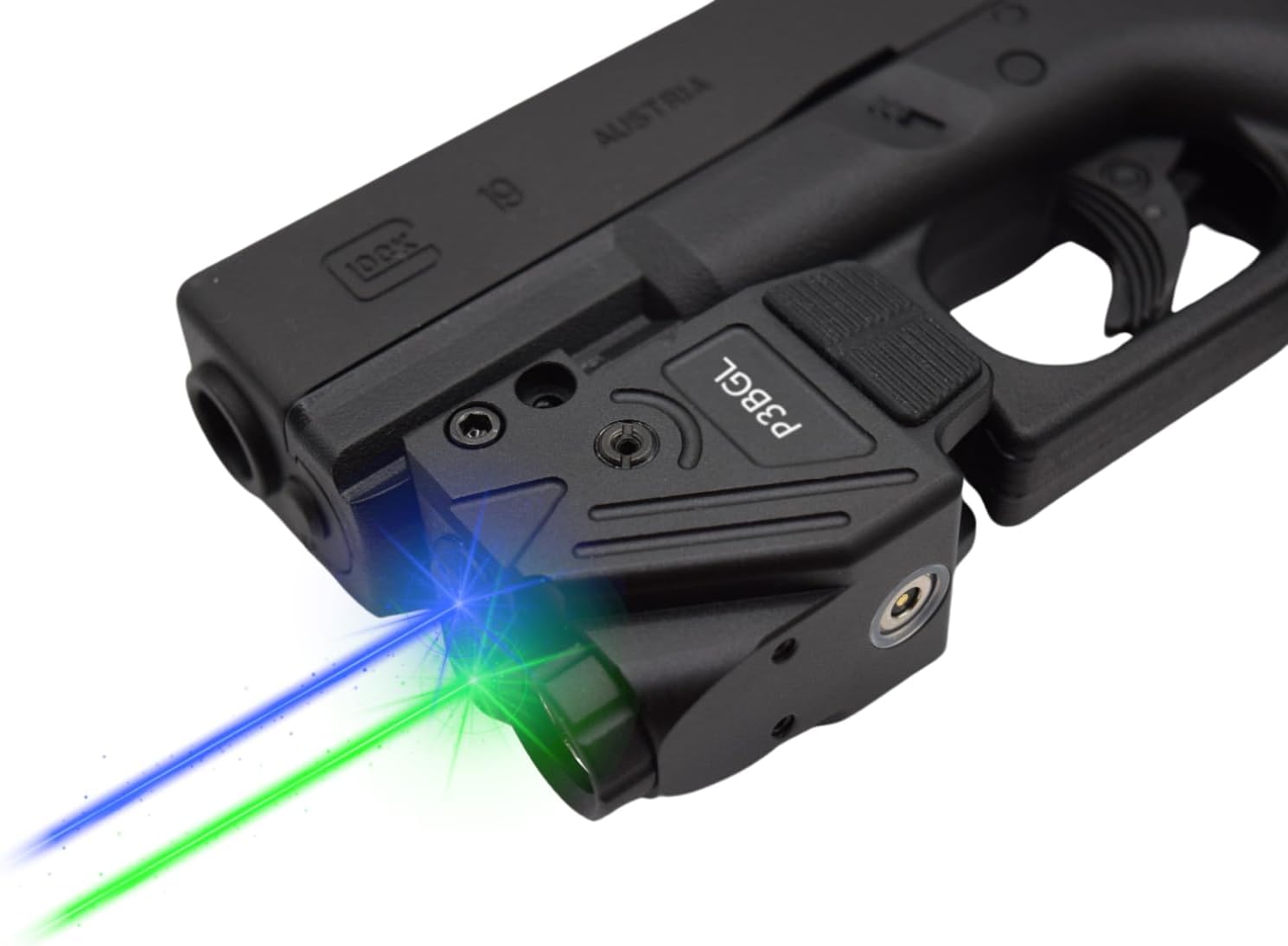 P3BGL - Blue and Green Lasers with 500 Lumen Led Flashlight Combo