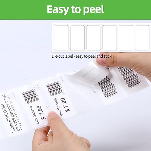 Miniatura 4 de Repuesto Brother (2.4 x 1.1 in) DK-1209 Etiqueta blanca para etiquetas pequeñas de direccióncódigo de barras, rollo de 800 calcomanías para