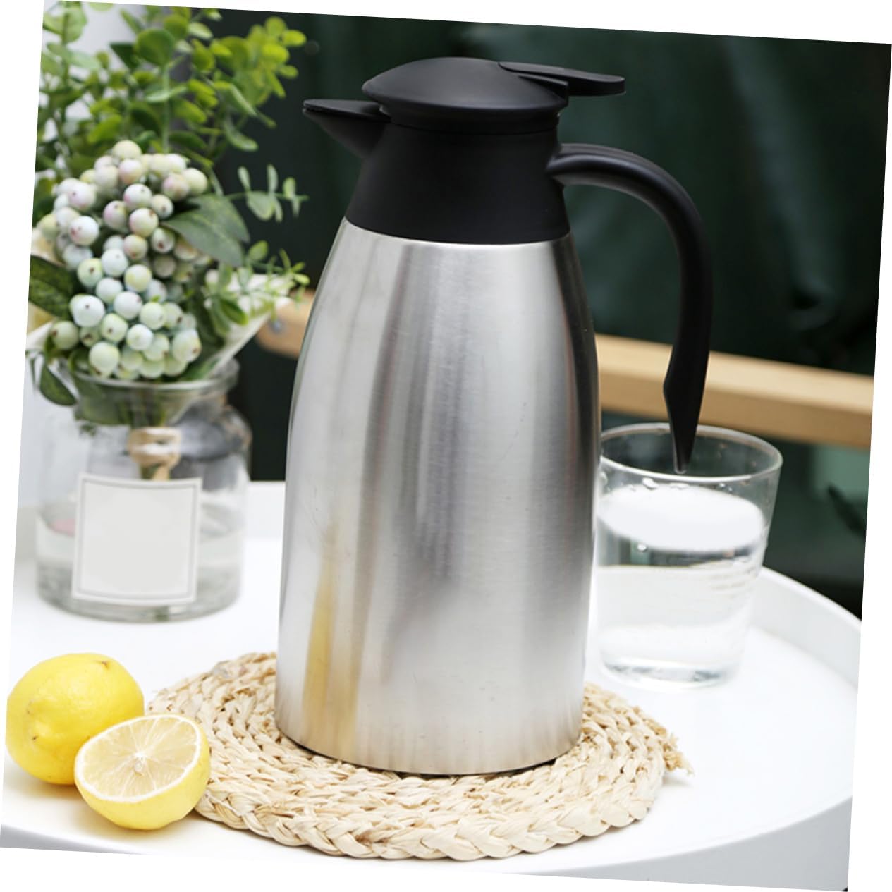 Mini Insulated Kettle 16 Oz Stainless Steel Thermal Beverage Dispenser Insulated Water Jug