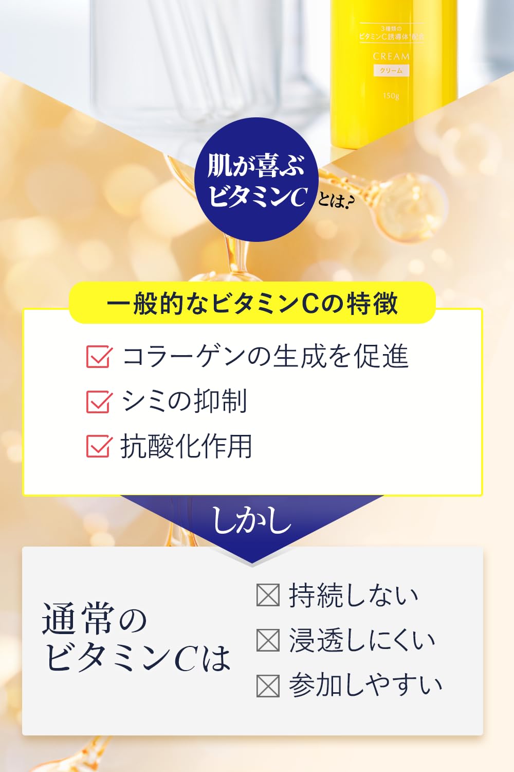 Amazon | CVITAS シービタス Cクリーム 150g ビタミンC レチノール