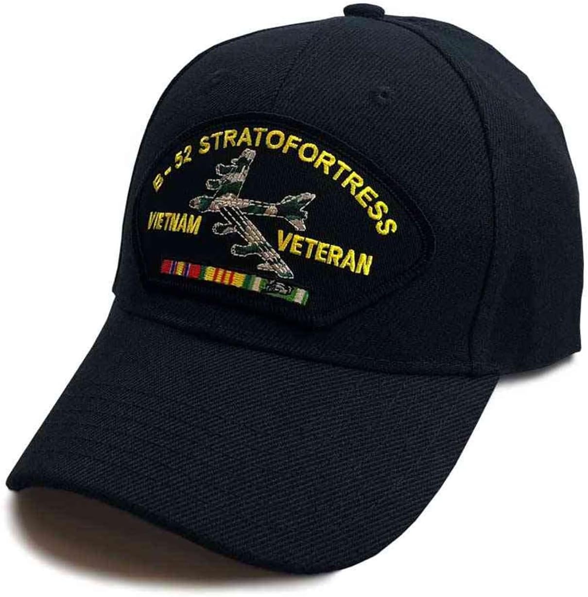 VetFriends.com Vietnam Veteran w/B-52 Stratofortress Hat Black