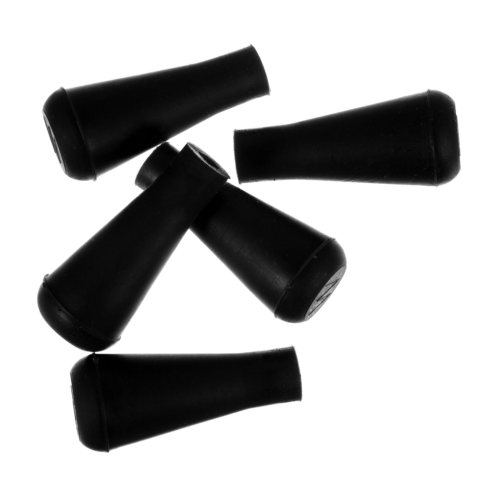 Gatuida Punte di Freccia 6mm in Gomma 5 Pezzi per Pratica di Tiro L'Arco, Elastiche e Resistenti, per Frecce in Legno e Carbonio, Uso All'aperto