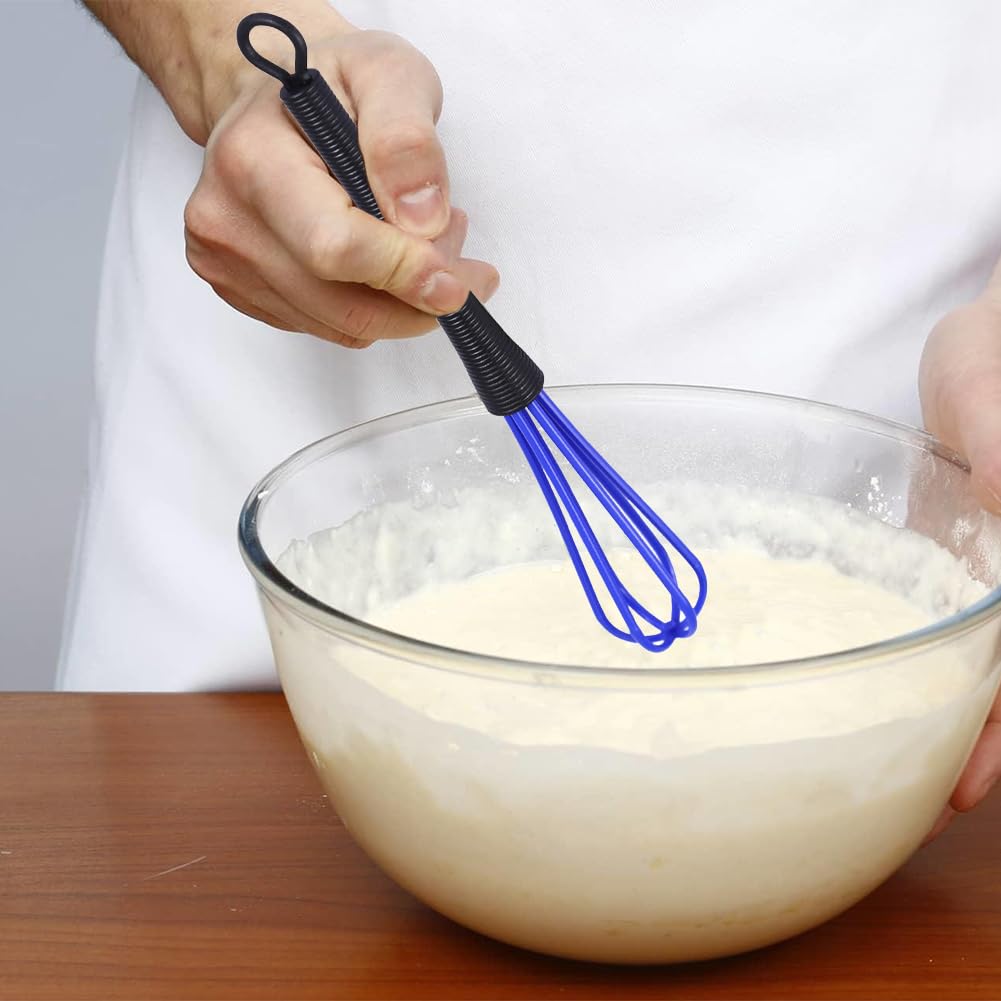 5 Pcs Silicone Balloon Whisk Mini Rubber Fouet Mousseur Teinture