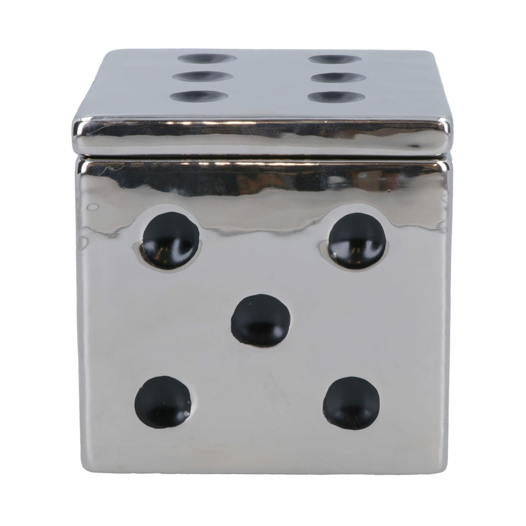 ⭐︎美品⭐︎24-25 dice bank Amazon.com: AB Tools Ceramic Dice Box Mirrored Silver Storage