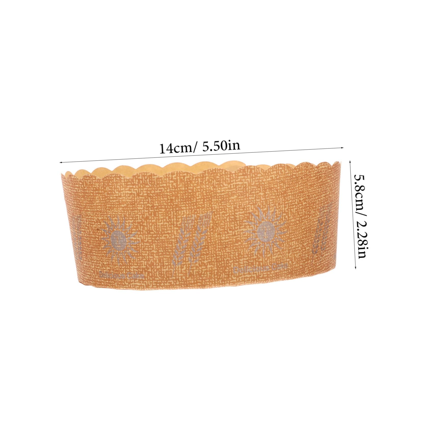 Zerodeko 100pièces Caissettes à Papier Décoratives Moules à Muffins Jetables Pour Gâteaux Et Desserts Parfaites Pour Anniversaires Et Événements Spéciaux