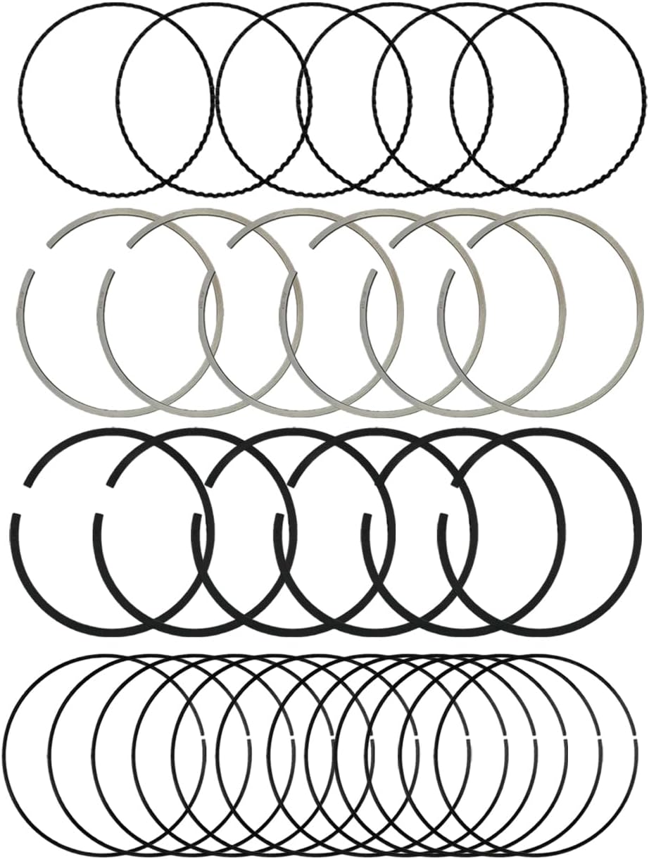 4897033AA Standard Engine Piston Ring Kit Fits for Chrysler Concorde Voyager Town & Country for Dodge Dakota Nitro Ram 1500 for Jeep 5012364AC, 5241051, 5241052