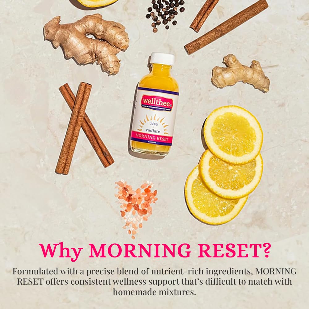 Amazon.com: MORNING RESET Daily Wellness Shot, Apple Cider Vinegar