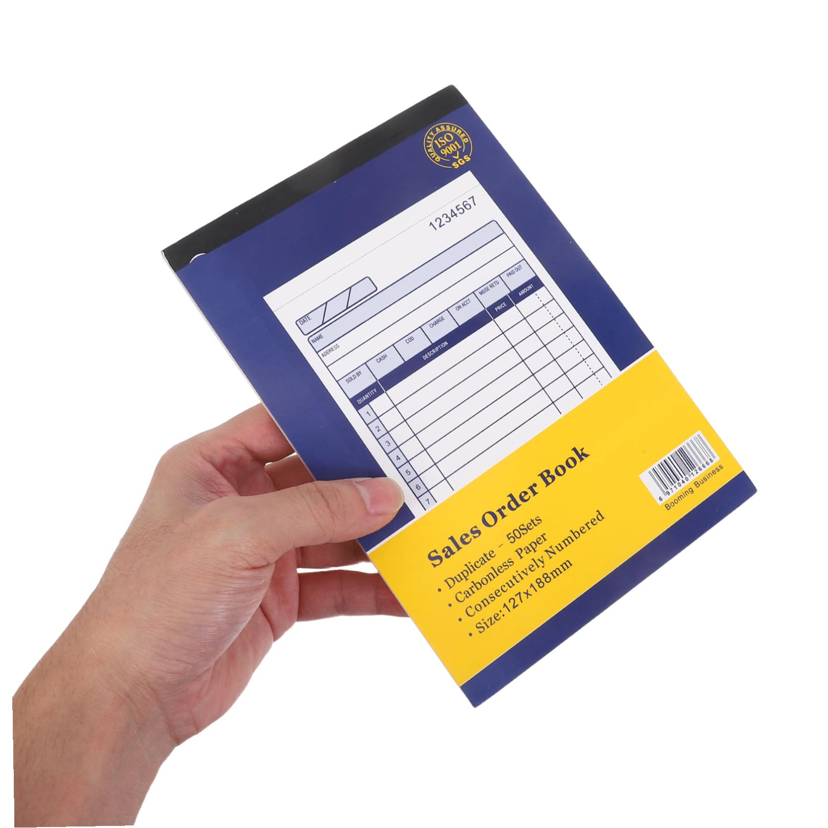 ABOOFAN 5 Piezas Libro de Órdenes de Venta para Pequeñas Empresas de Partes Libro de Recibos de Órdenes de Venta para Gestión y Seguimiento de Compras