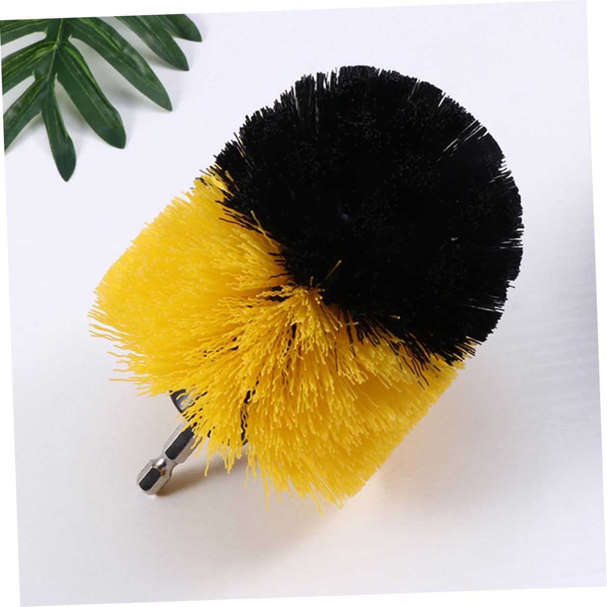 MAGICLULU 9pcs Power Drill Brush Attachment Set Car Cleaning Tools for Detailing Interior Exterior Wheels Upholstery Yellow Scrubber Brushes for Auto Maintenance