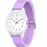Large Dial Waterproof Watches for Women, Easy Read Simple Nurse Watch with Second Hand, Ladies Watches with Silicone Band for Swimming, 40mm Diameter