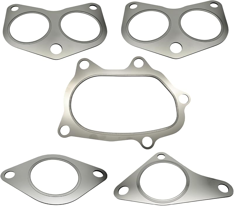 Kit de juntas do coletor de escape e tubo de descarga HYNYHT 44022AA180 para Subaru e Sa-ab – 5 unidades