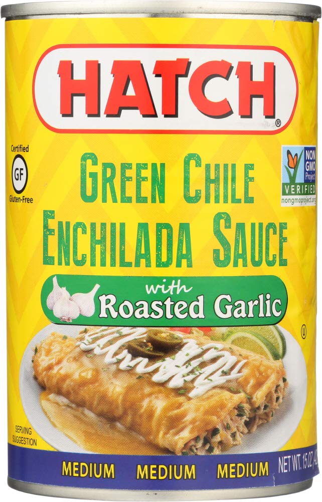 Enchilada Green Sauce; Roasted Garlic