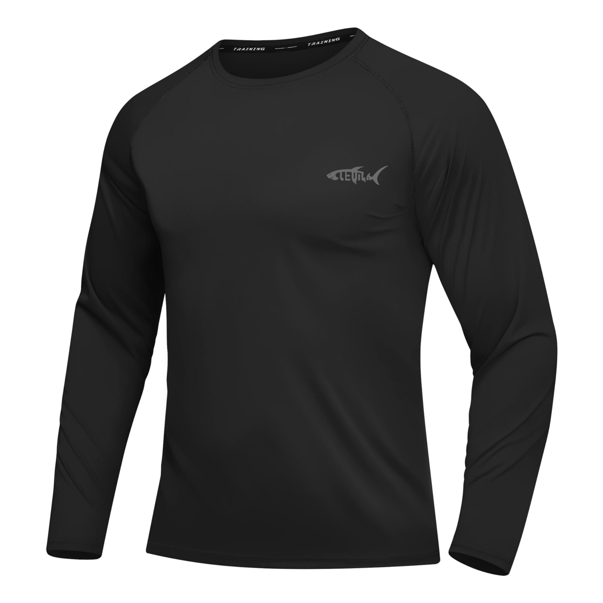 T-Shirts à Manches Longues Rashguard UPF 50+ Anti UV Homme T-Shirt de Sport Séchage Rapide Maillot de Bain Hauts T-Shirts de Pêche pour Hommes - 1