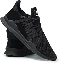 Tênis Corrida Macio Confortável Academia Leve Preto 34, 35, 36, ..., 45