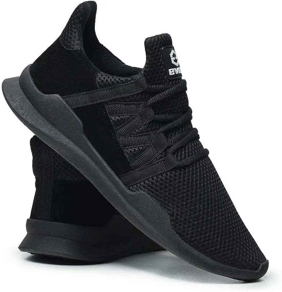 Tênis Corrida Macio Confortável Academia Leve Preto 34, 35, 36, ..., 45