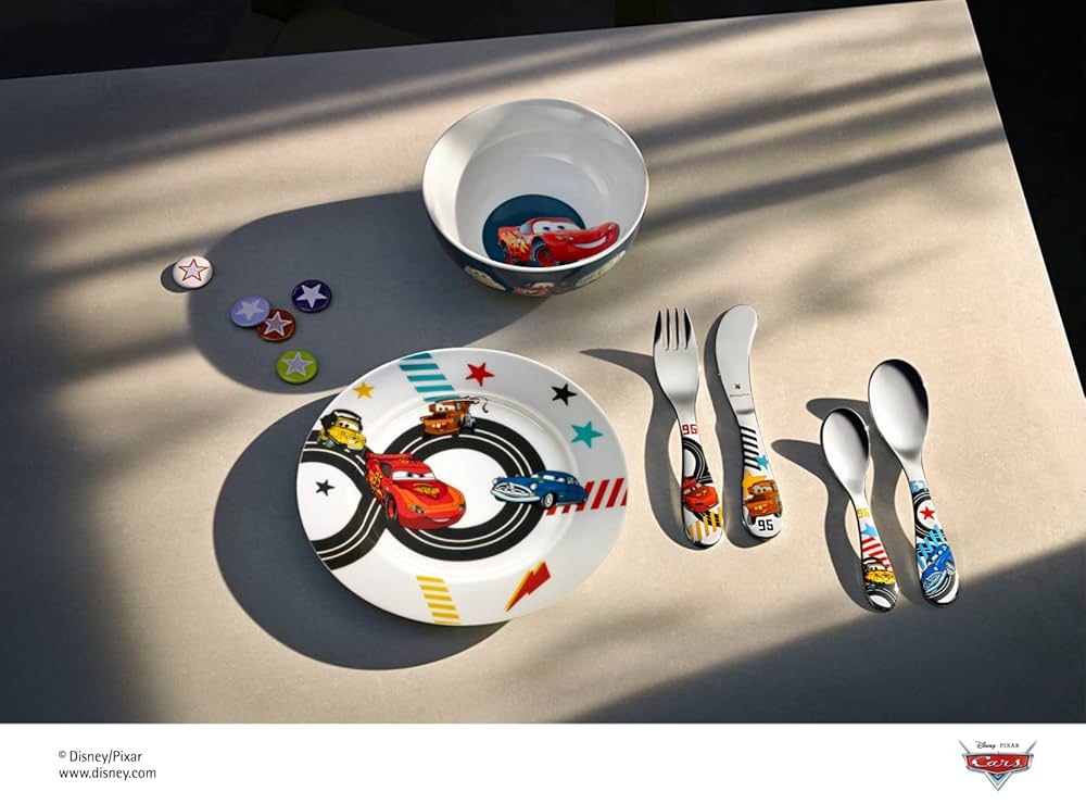 mahf セット Wmf Cars Zestaw Naczyń dla Dzieci, Wielokolorowy, 6 szt