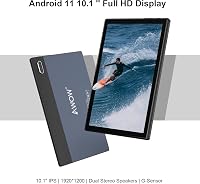 AWOW 10,1 Android 11 Tablet Octa-Core T618 4GB 128GB 1920x1200 Full HD 2.4G 5G WiFi Bluetooth 5.0 Type-C billentyuzet nelkul 3