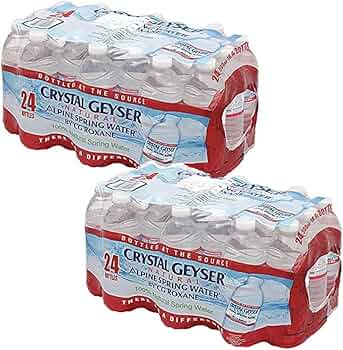 クリスタルガイザー - 新品箱CrystalGeyserクリスタルガイザー500ml×48本入2コセット クリスタルガイザー 水 ( 500ml*48本入*2コセット )/ クリスタル