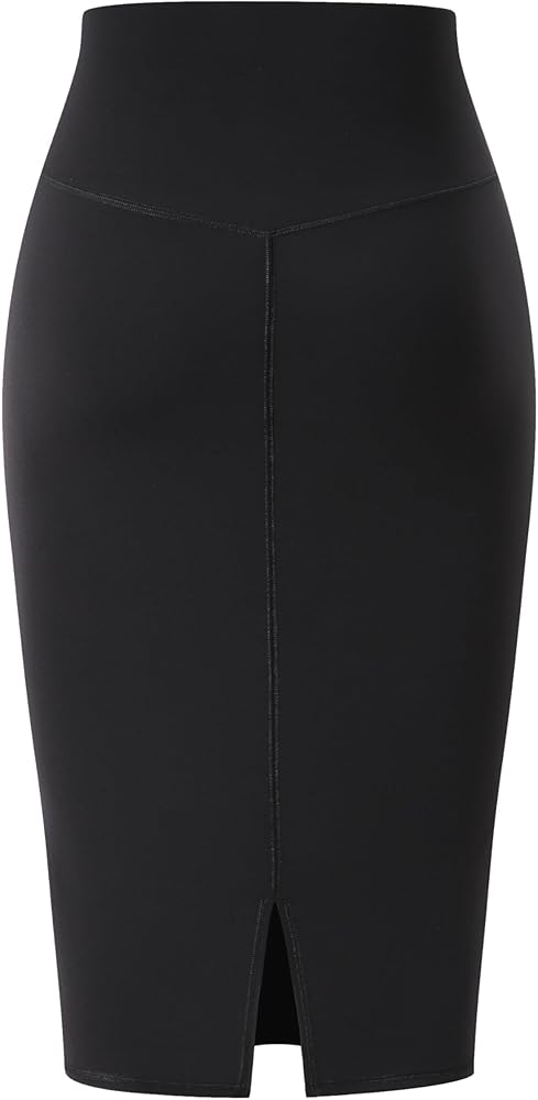 Colorfulkoala Dreamlux Women's Midi Pencil Skirt – High