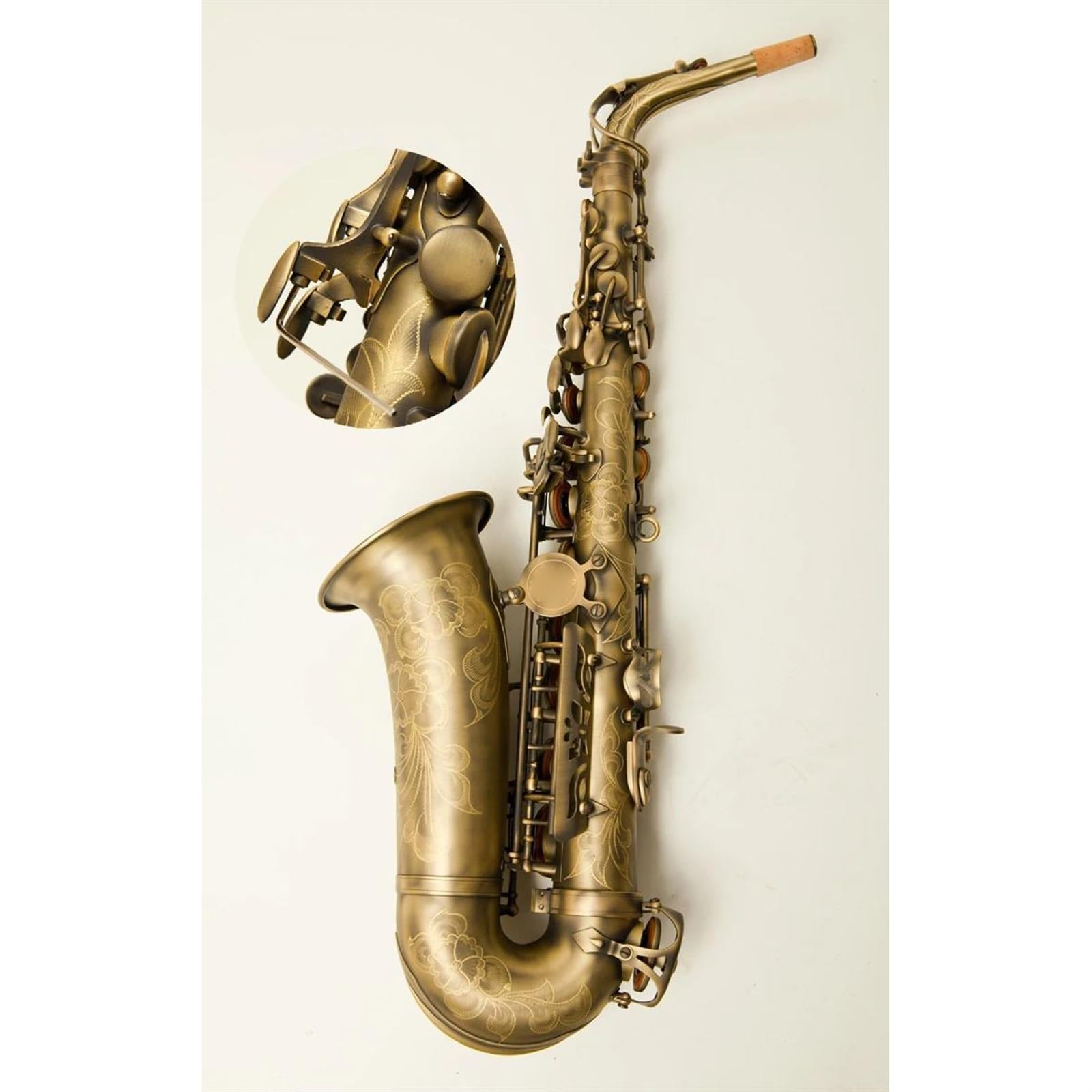 Saxofón Saxofón Eb De Simulación Antigua Alemana, Saxofón Alto, Instrumentos De Latón
