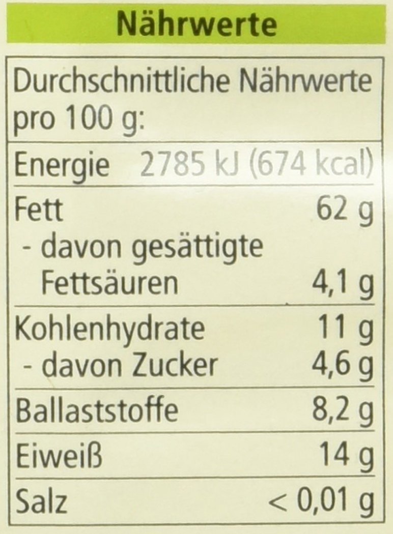 Alnatura Bio Haselnüsse, geröstet und gemahlen, 4er Pack (4 x 150 g)