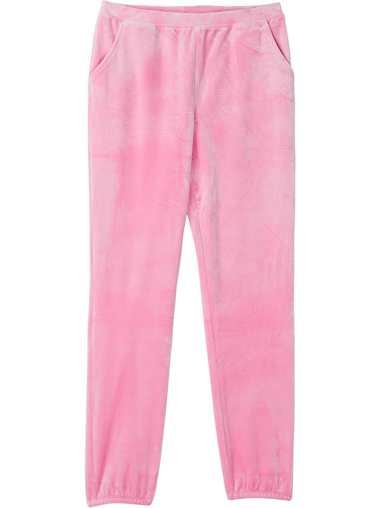 Black Lilly Pulitzer Mini Mallie Velour Pants (Toddler/Little Kids/Big Kids)