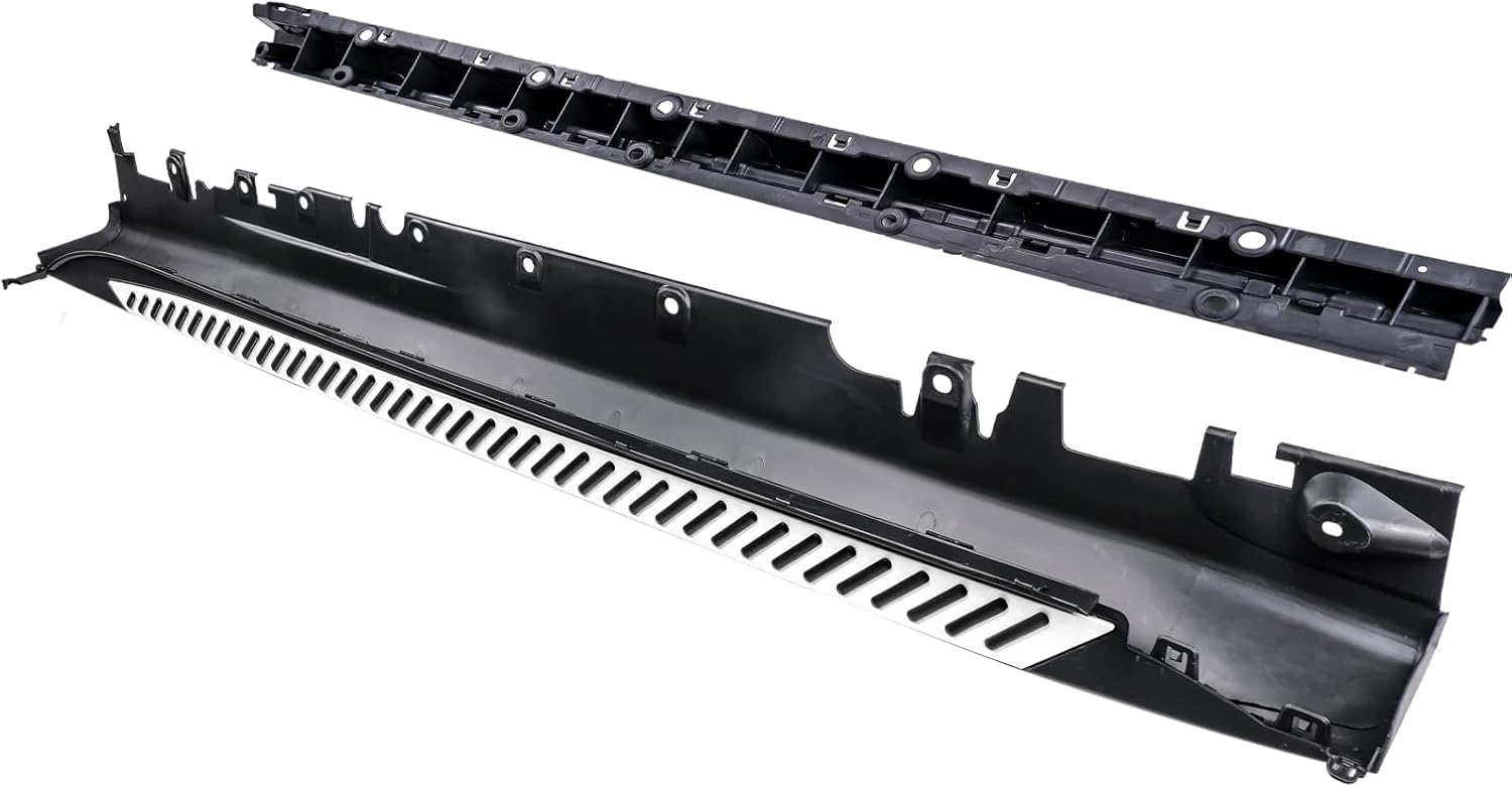 Aluminum Side Step Running Boards Nerf Bars Compatible with 2014 2016 2016 2017 2018 BMW X5 F15 Pair，Factory Style