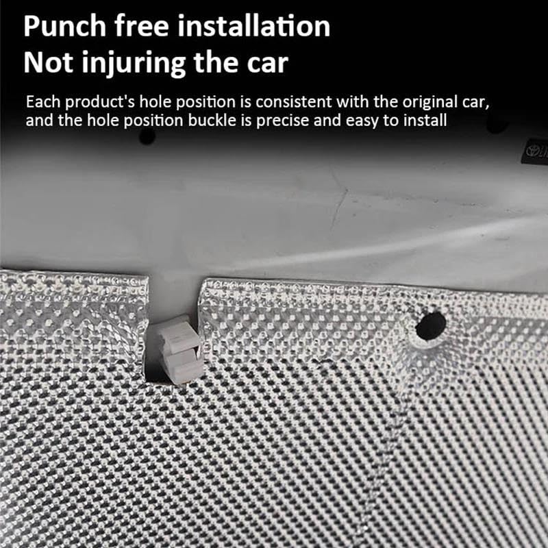 Protection thermique capot VW Touareg 7P 2011-2018 isolation coton