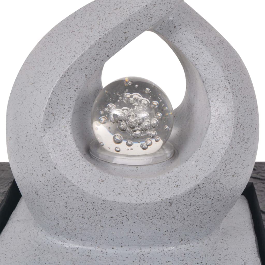 Fontaine d intérieur avec lampe LED Polyrésine