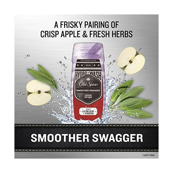 Old-Spice-Hydro-Body-Wash-for-Men-Smoother-Swagger-Scent-Hardest-Working-Collection-16-Ounce-Pack-of-4 Old Spice Hydro Body Wash for Men, Smoother Swagger Scent, Hardest Working Collection, 16 Ounce (Pack of 4)