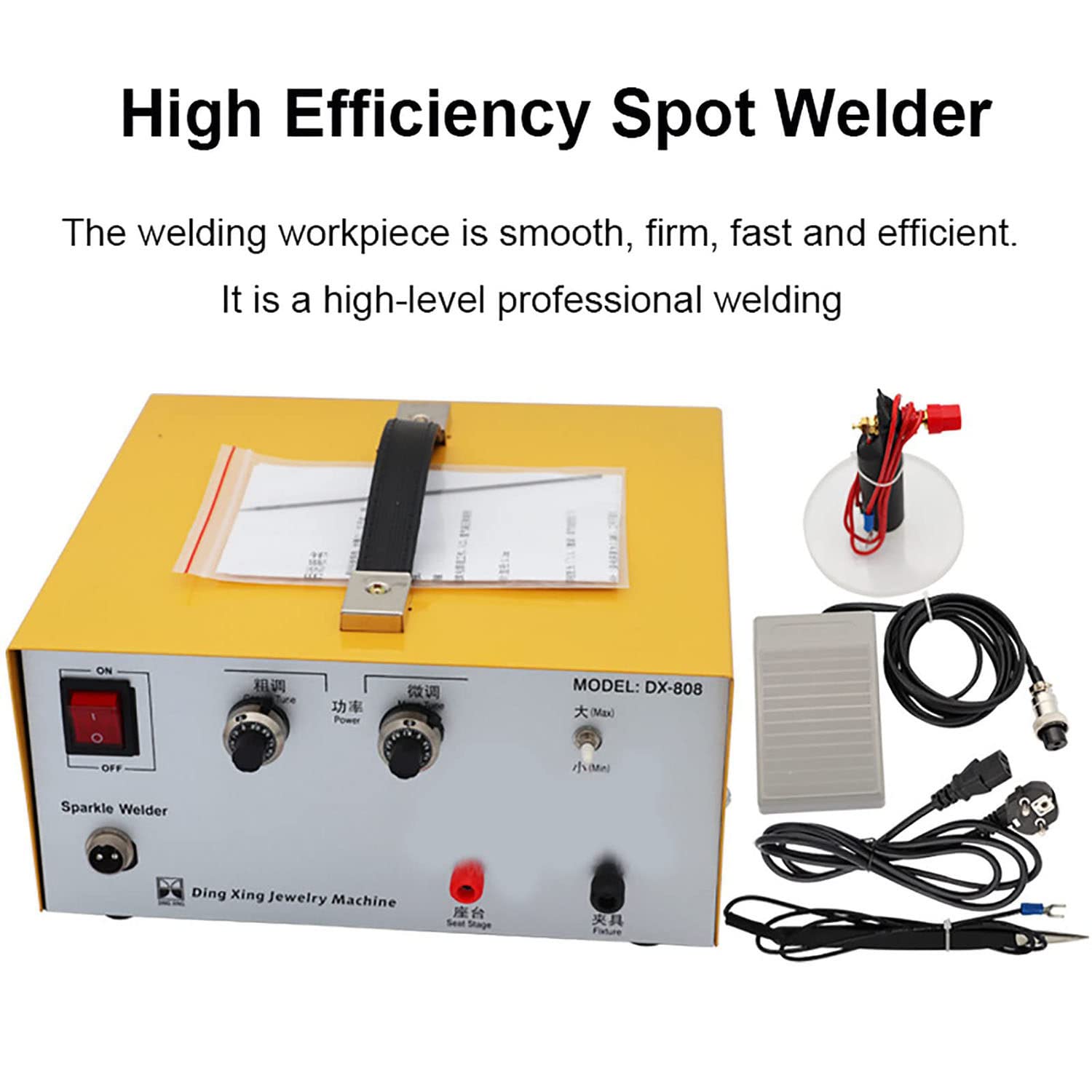 220 V 80 A puls-puntlasapparaat, 400 W, sieradenlassen, puls-laser