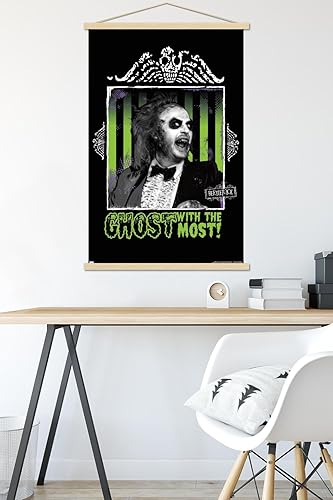 Vista 11 de Trends International Beetlejuice - Ghost With The Most Wall Poster, 22.37" x 34.00", Premium Print and Black Hanger Bundle