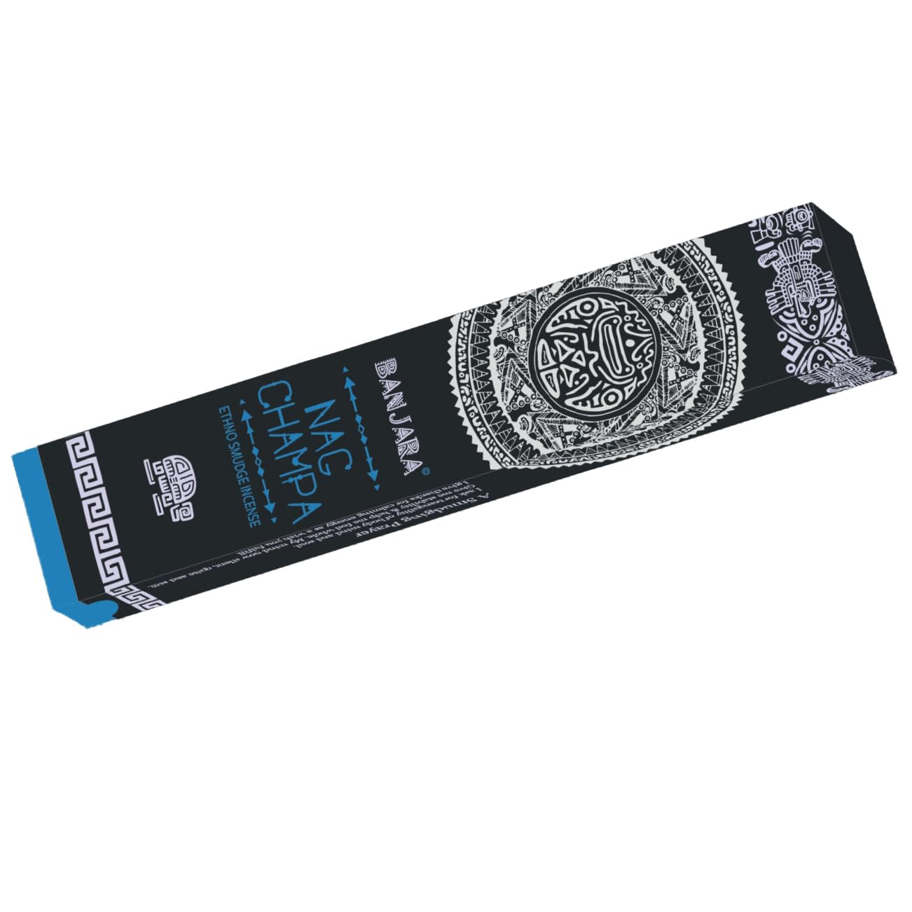 Banjara Ethno Tribal Smudge Incense Nag Champa, 3 packs of 10 sticks, 15g