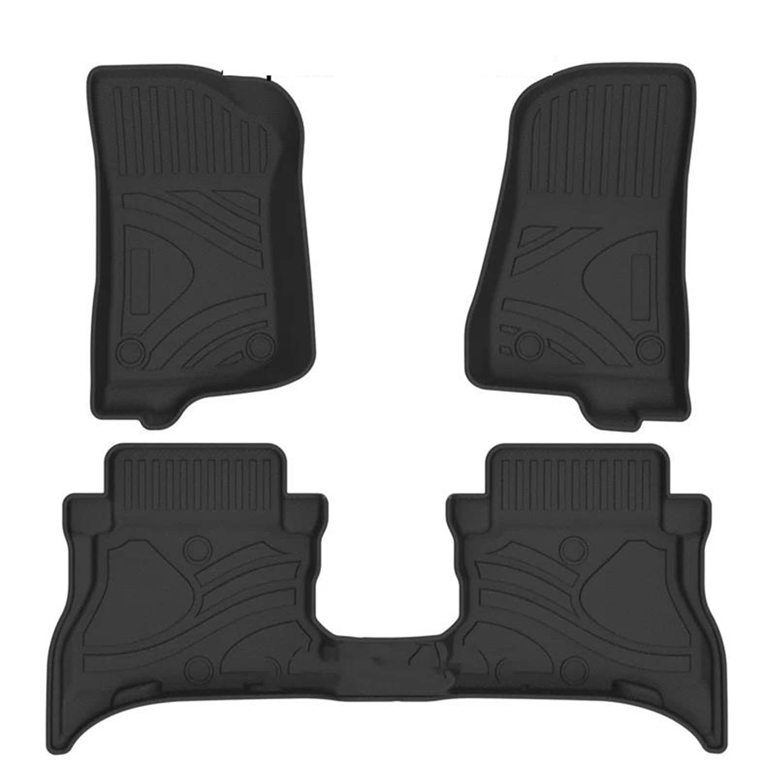 Maßgeschneiderte Allwetter-Autofußmatte, wasserdichte Fußmatte Für Jeep, Für Wrangler, Für Rubicon 4xe PHEV Anti-Schmutz