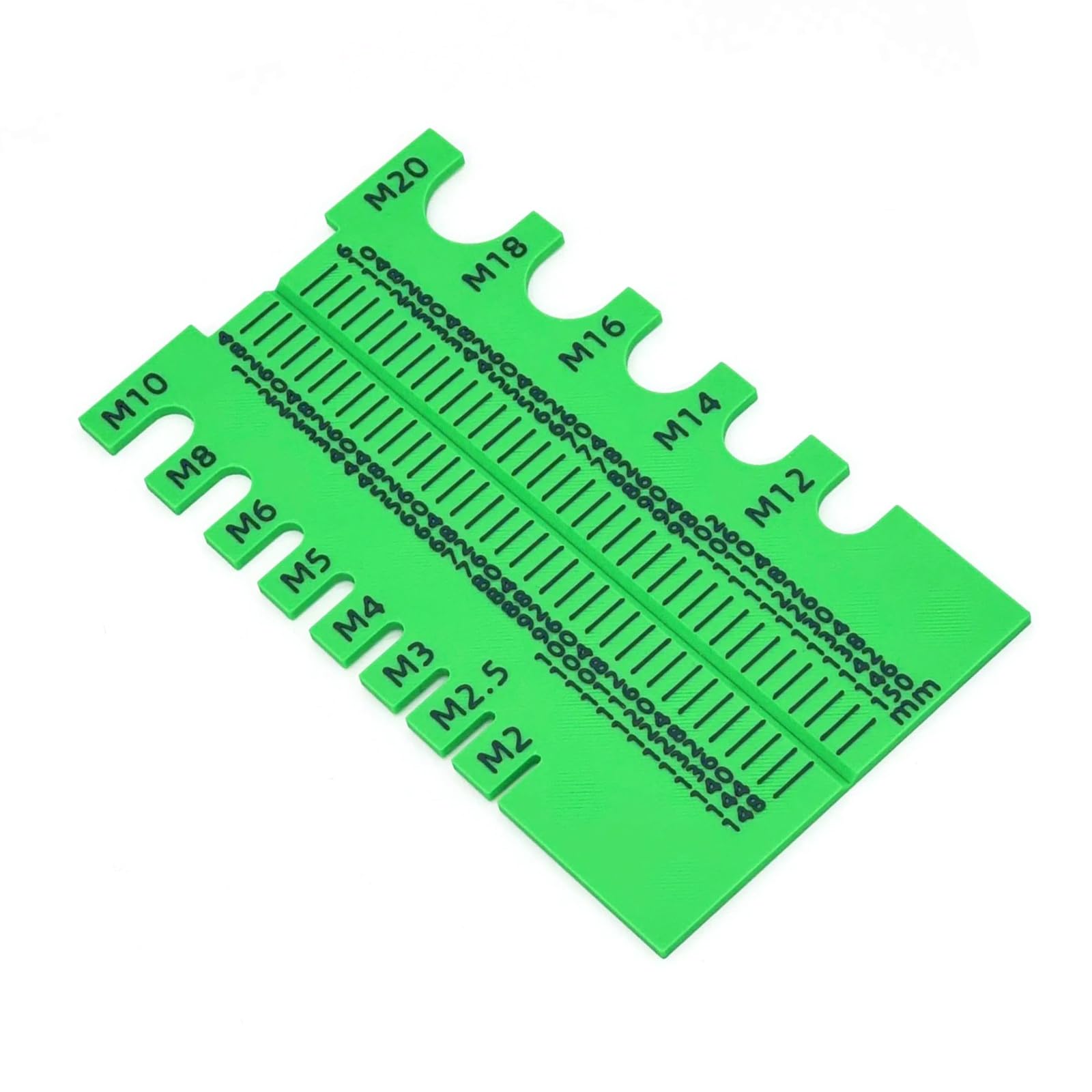 Portable Lightweight Screw Measuring Gauge Suitable for Mechanics Engineers 150mm Length with Lightweight Design Industrial Screw Diameter Gauge