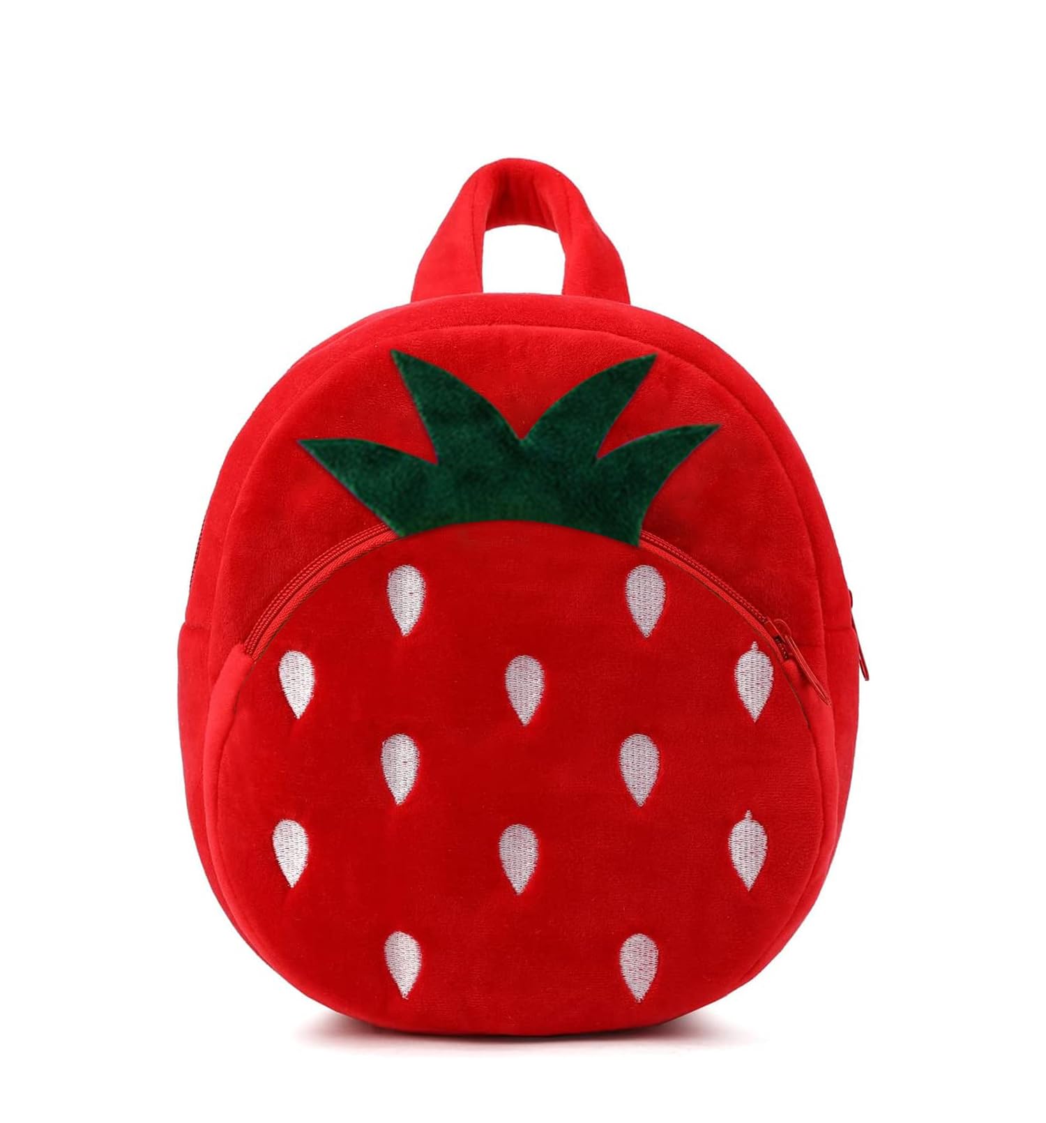 Frantic Cartoon Design Animal Soft Velvet Plush School Backpack Bag For 2 To 5 Years Boys Girls Nursery Preschool Picnic Carry Travelling Bags(RedStrawerry_2024) (B0D47J5RX8) Amazon Price History, Amazon Price Tracker