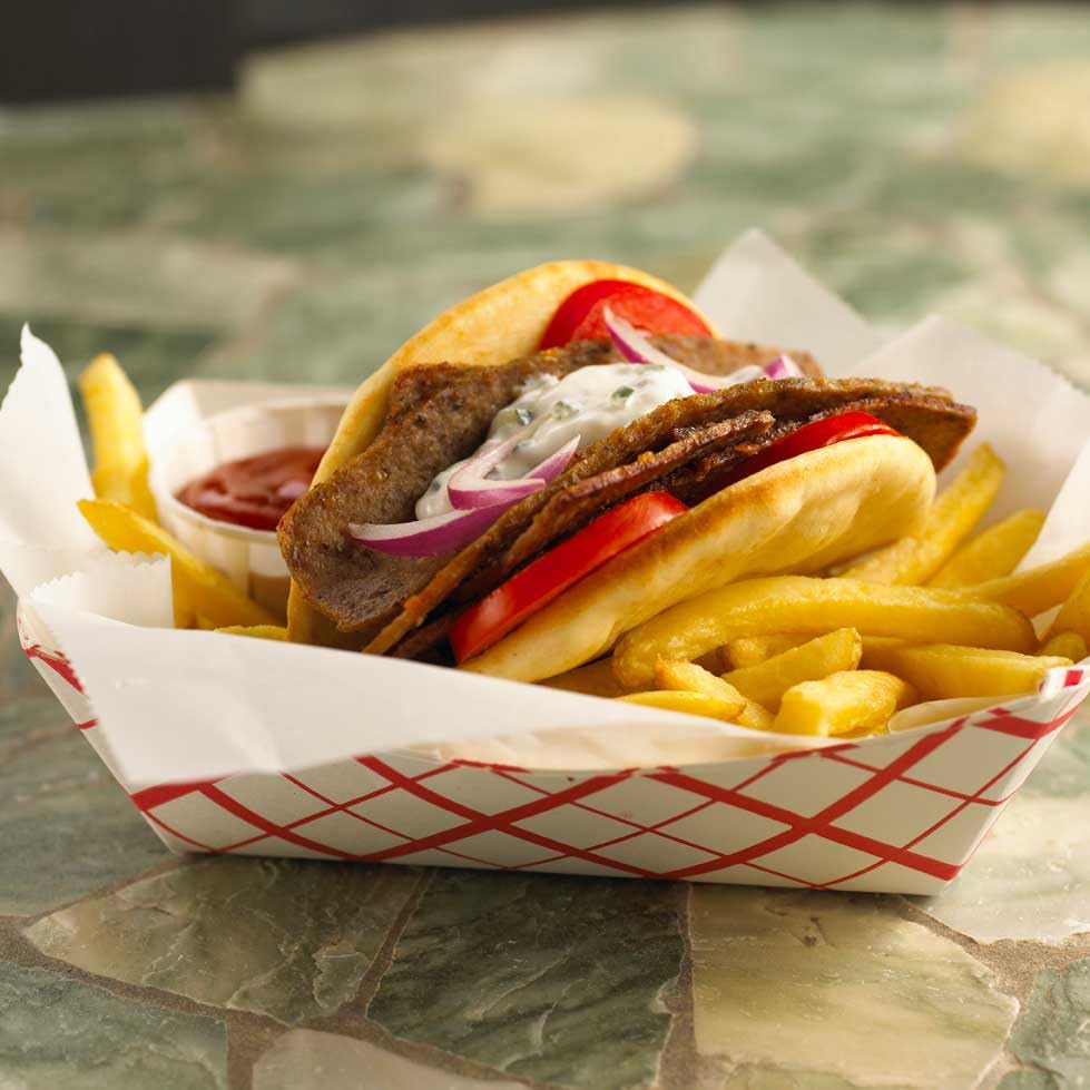 Kronos Frozen Gyro Beef and Lamb Strips