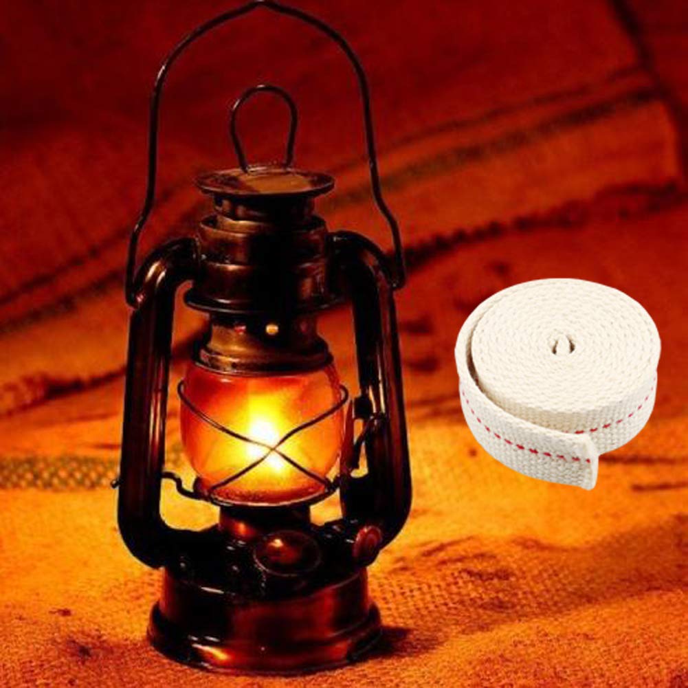 Sopcone 4 Rolls Flat Cotton Wick Oil Lamp Wicks, 0.78 Inch Oil