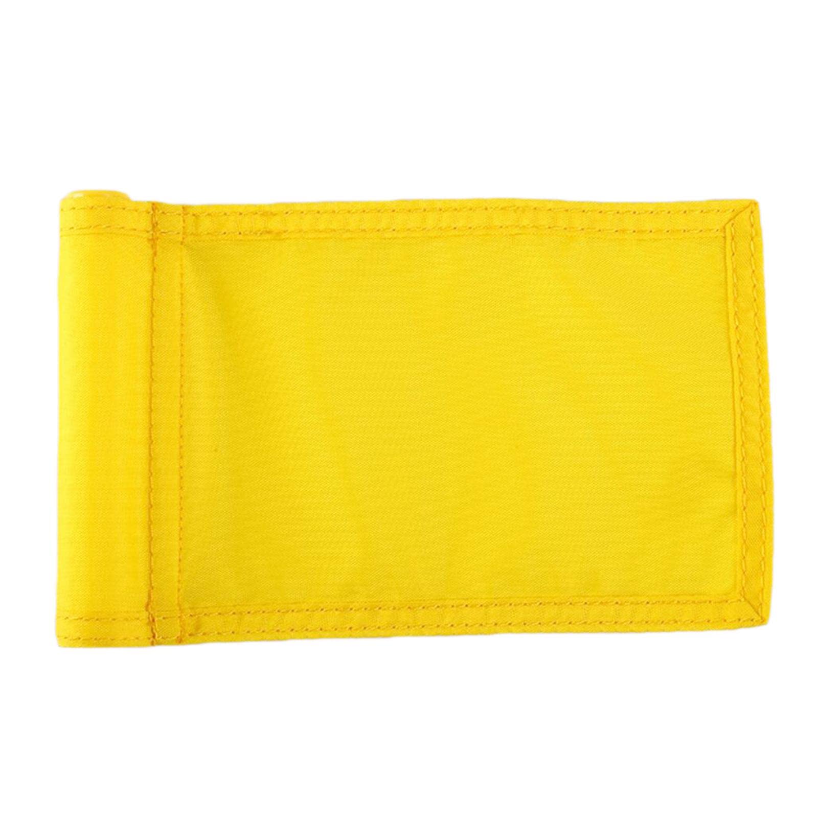 Drapeau de golf couleur unie 24,5 cm x 15 cm pour cour blanche