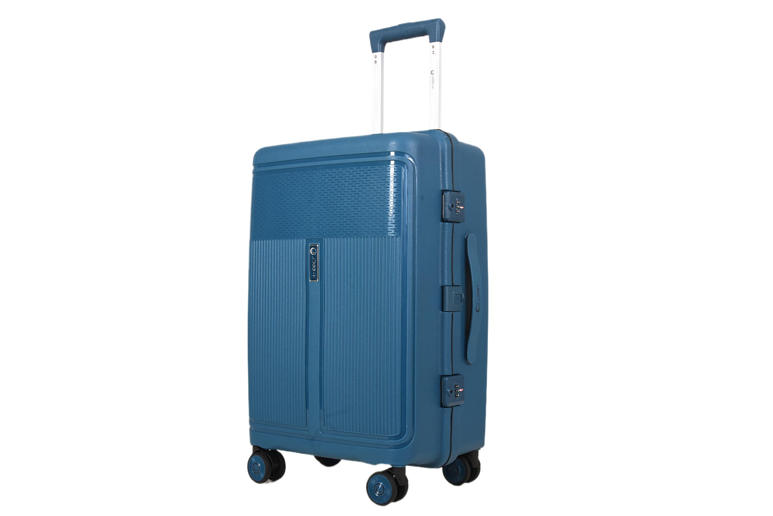 Osaka Premium Trolley Luggage, Petroleum Blue, Large-picture-38