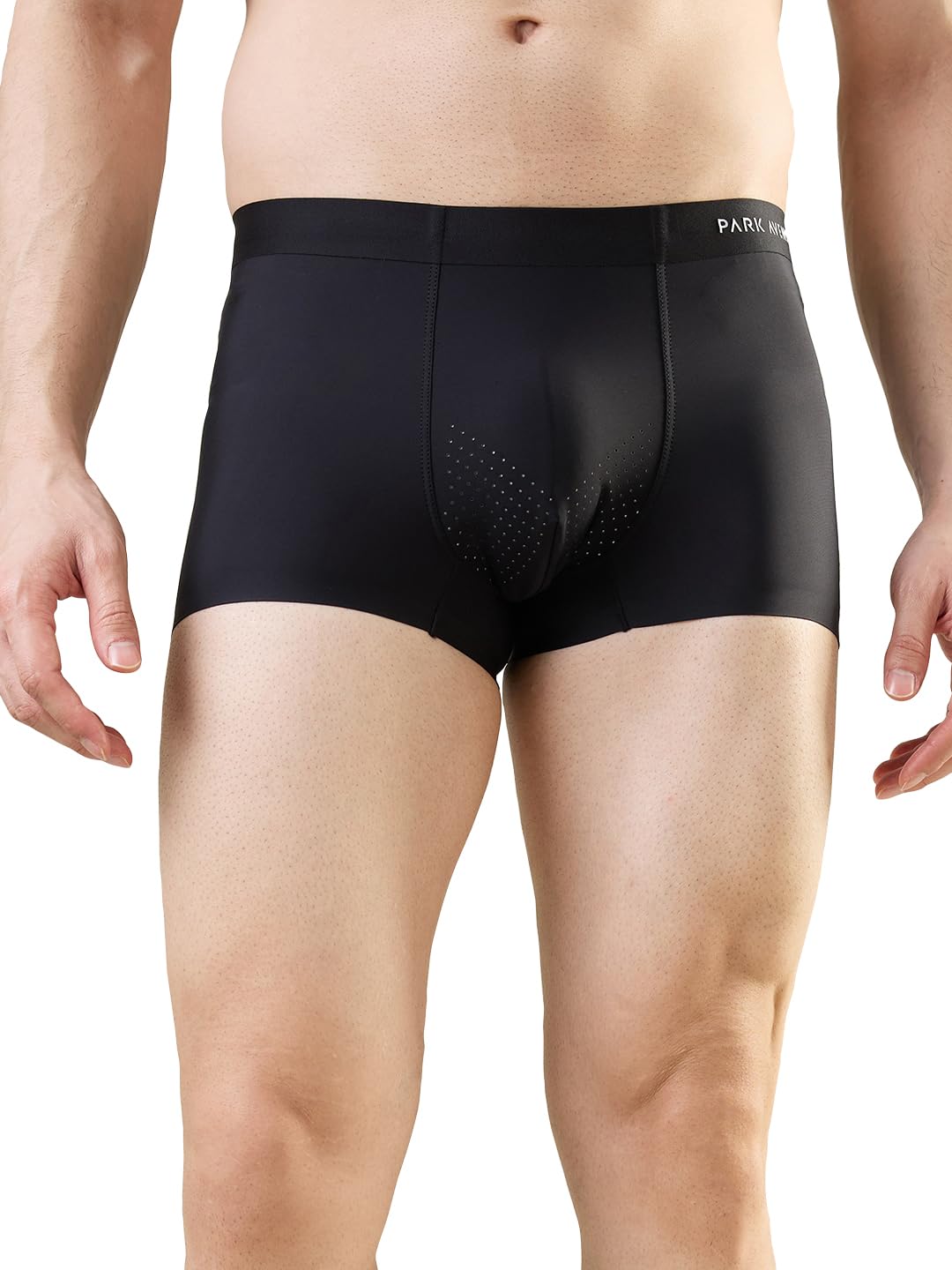 park avenue Men Sculpting Fit Solid Pattern Polyamidel Elastane Blend Trunk-picture-53