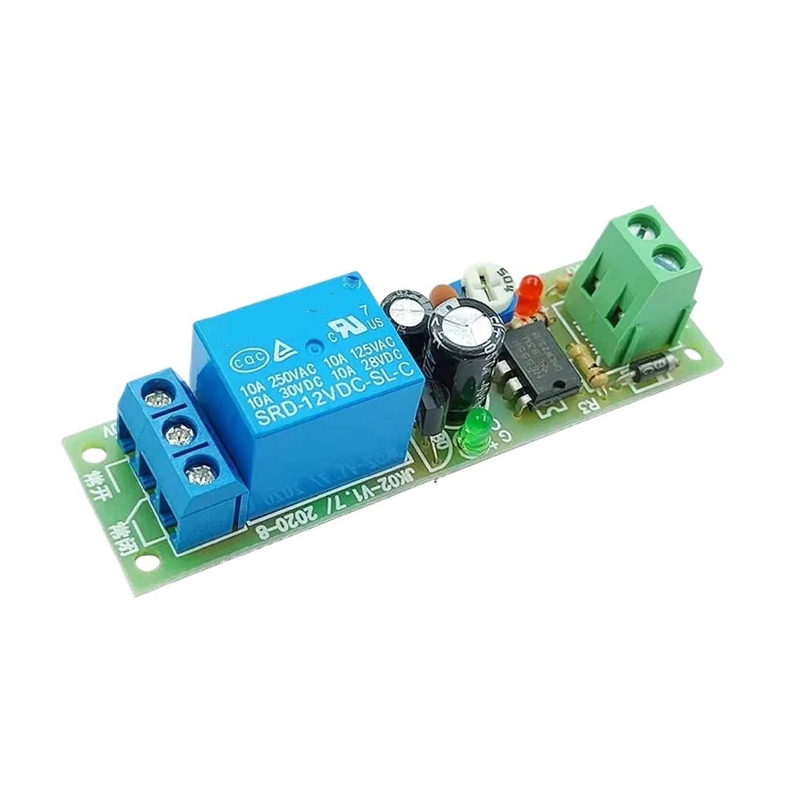 Module relais temporisé DC 24V 0-60s minuterie monostable pour moteur