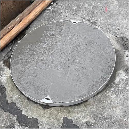 Tapa de inspección redonda reforzada de acero inoxidable con gancho para sumideros