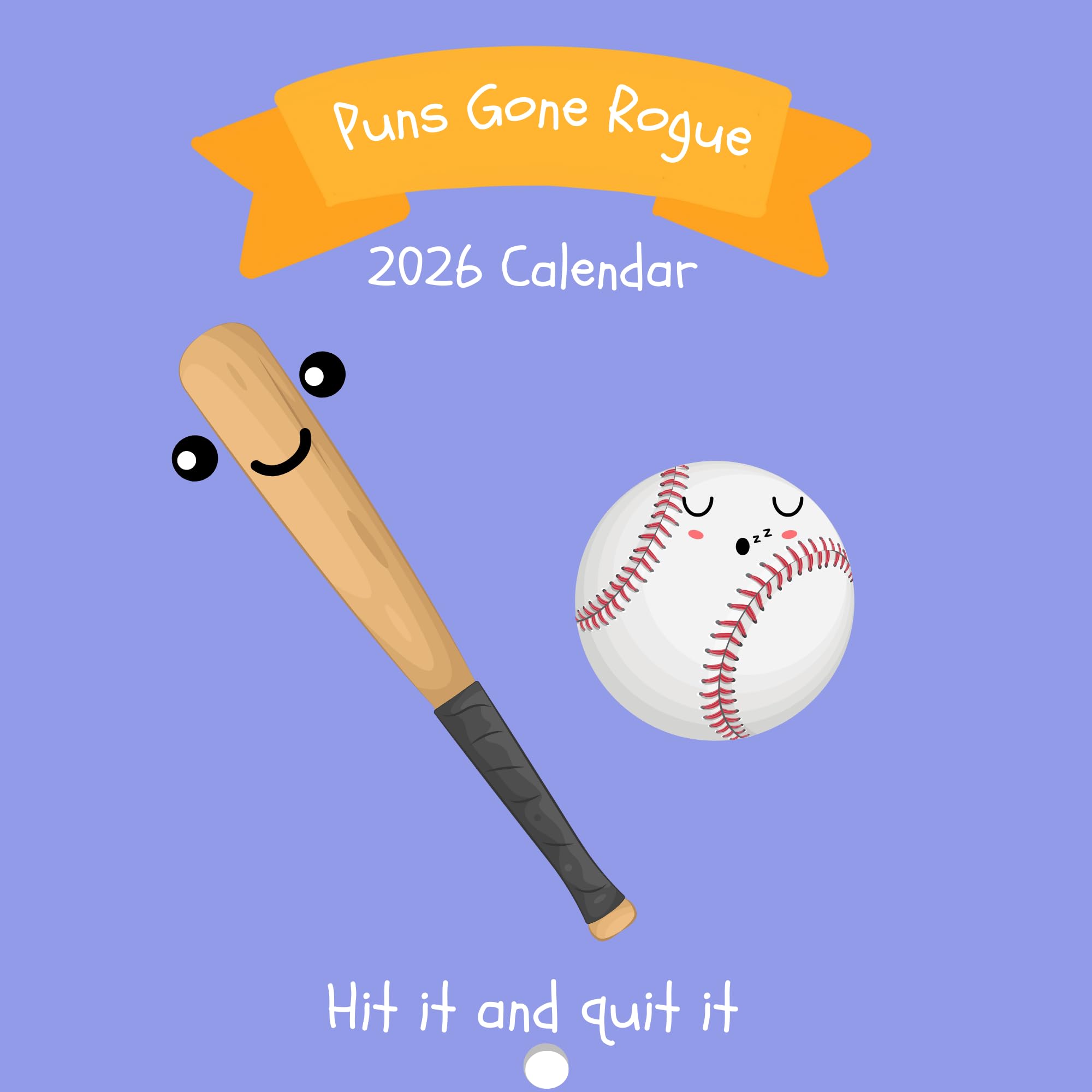 Adult Puns 2026 Wall Calendar | Puns Gone Rouge | Funny 12-Month Humor with Bold Illustrations & Grown-Up Laughs | Funny Calendars for Adults 2026