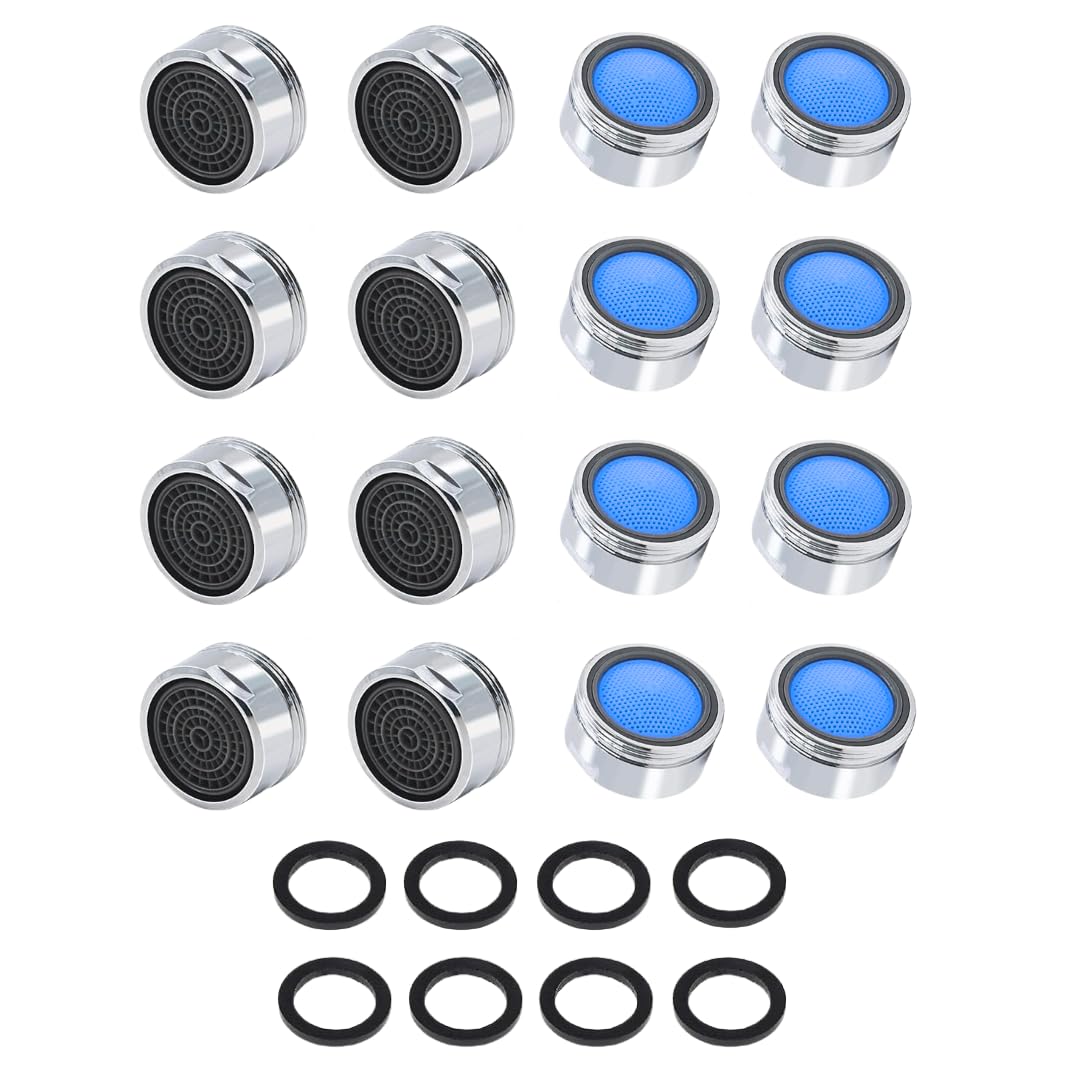 ENICET Brass Tap Outer Thread with Foam Flow Aerator, Male Thread Permix, Replacement Tap Aerator, Chrome Finish, Water Tap Aerator Filter, Combo (AE103) (Pack of 8) (B0DJBX8WMM) Amazon Price History, Amazon Price Tracker