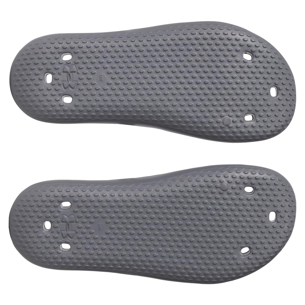 Under Armour Herren Locker V Slides Grau 47.5 – Ansicht 4