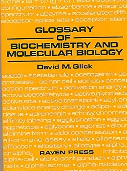 Paperback Glossary of Biochemistry and Molecular Biology Book