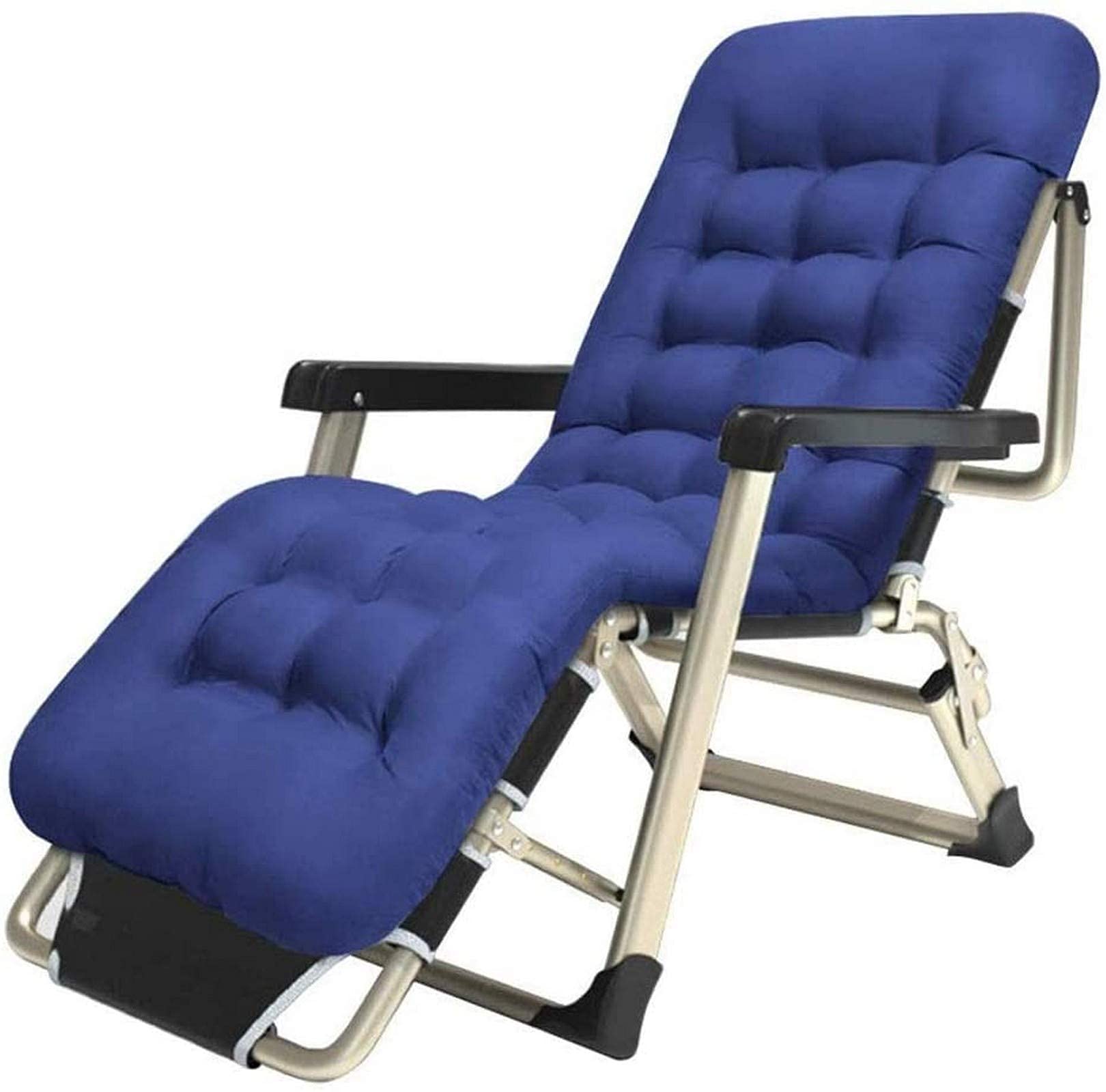 WOTZOV Zero Gravity Chair Zero Gravity Chair,Sun Lounger,Metal Foldable G Patio Chair Outdoor Recliner Office Chair Relaxer With Thick Cushions Chaise Lounger