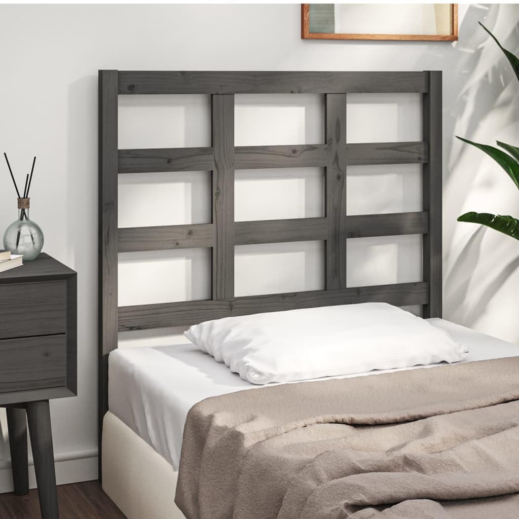 Cabecero de cama gris para crear un ambiente relajante y acogedor en tu habitación
