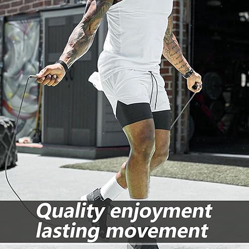 Miniatura 6 de JWJ Men's Running Athletic Workout Sports Mens 2 in 1 Shorts Breathable Gym Short for Men with Pocket